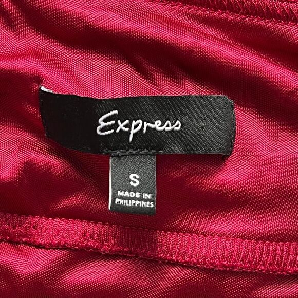 Vintage Express Women's Red Dress - Picture 6 of 7